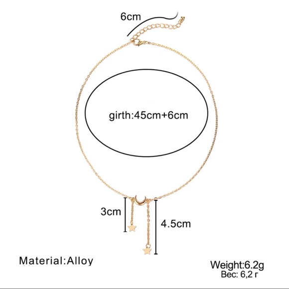 ONE DAY SALE NEW Moon Necklace - Picture 4 of 4